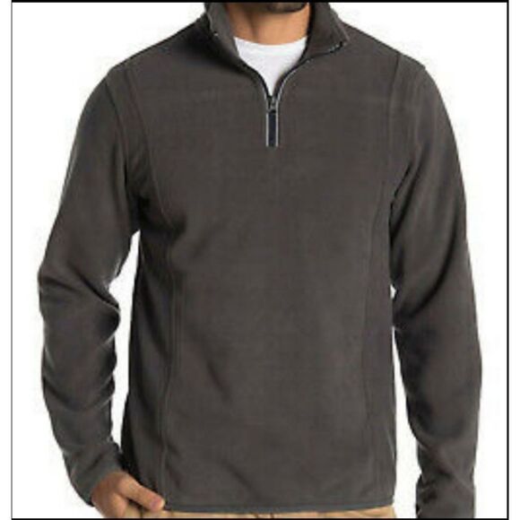 Vintage 1946 Gray Fleece Sweater Size L New Nwt - Picture 1 of 3